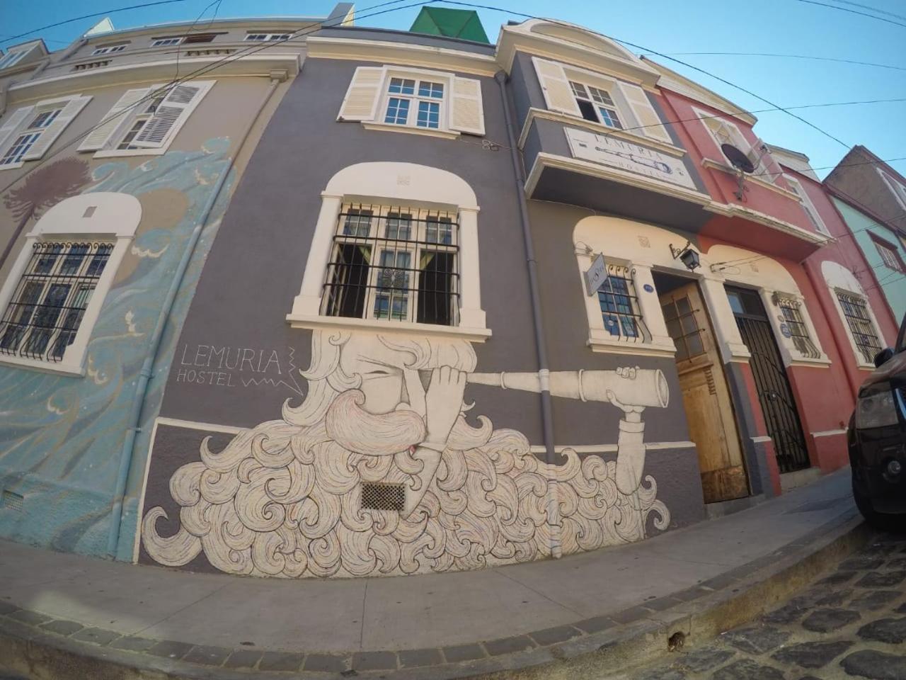Lemuria Hostel Valparaíso Eksteriør billede